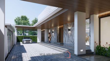 3 Bed 3 Bath 603.7 SQ.M The Orchid Hua Hin Villa U-Shape