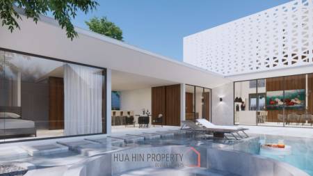 3 Bed 3 Bath 603.7 SQ.M The Orchid Hua Hin Villa U-Shape