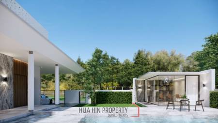 3 Bed 3 Bath 465 SQ.M The Orchid Hua Hin Villa L-Shape