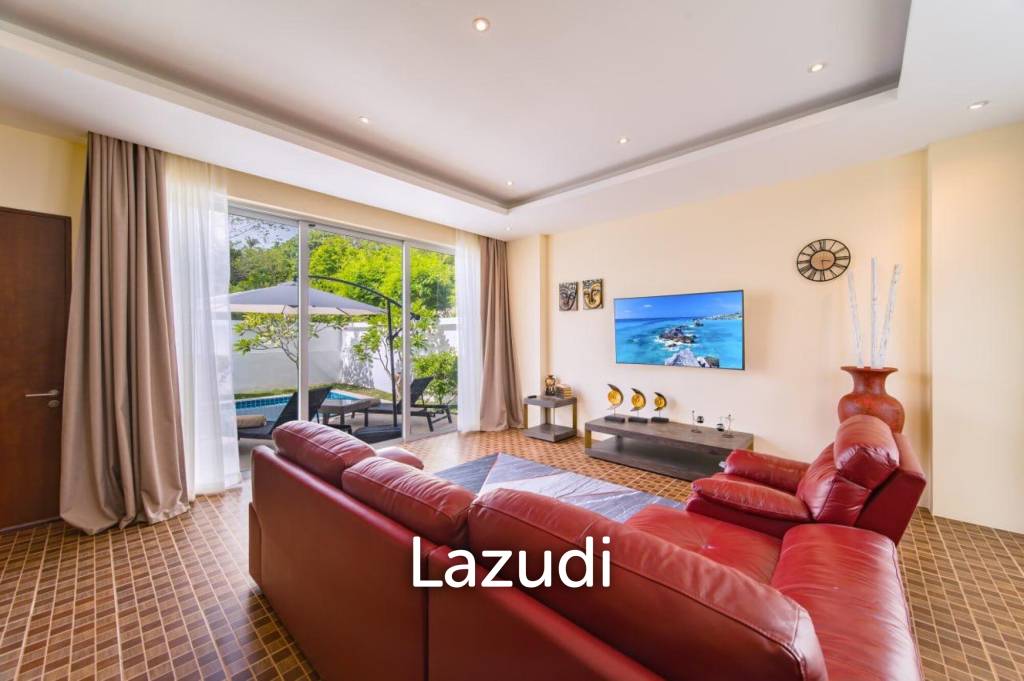 Stylish 2-Bed Villa with Private Pool in Bang Po – 600 Meters to the Beach