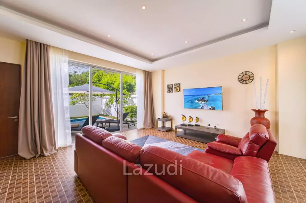 Stylish 2-Bed Villa with Private Pool in Bang Po – 600 Meters to the Beach