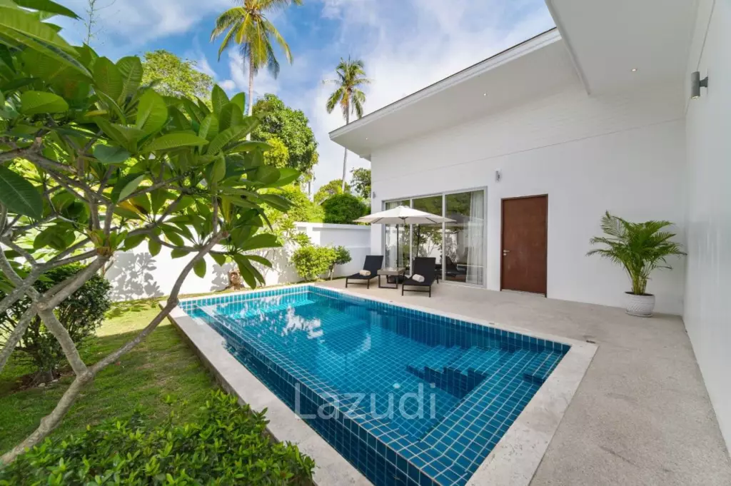 Stylish 2-Bed Villa with Private Pool in Bang Po – 600 Meters to the Beach