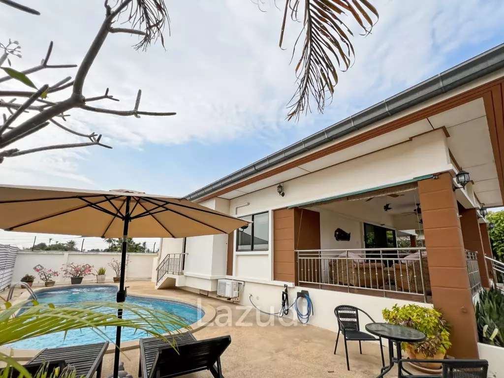 3 Bed 2 Bath Fully Furnished Villa with Pool in Baan Thai Village 2