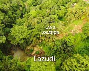 SPACIOUS RESIDENTIAL LAND WITH JUNGLE AND RIVER VIEWS IN BUWIT, TABANAN