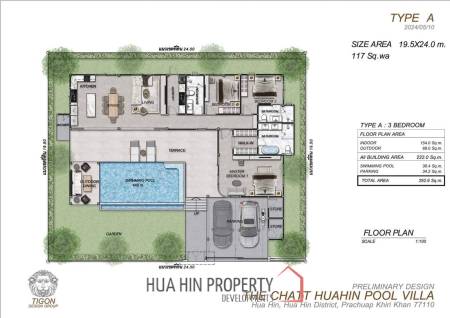 3 Bed 3 Bath 292.6 SQ.M THE CHATT HUAHIN-PRAN