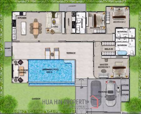 Luxurious Villa in Pran Buri with Private Pool