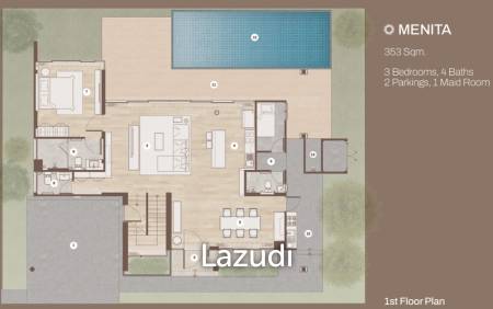 3 Bed 2 Bath 353 SQ.M Woodsborough Hua Hin