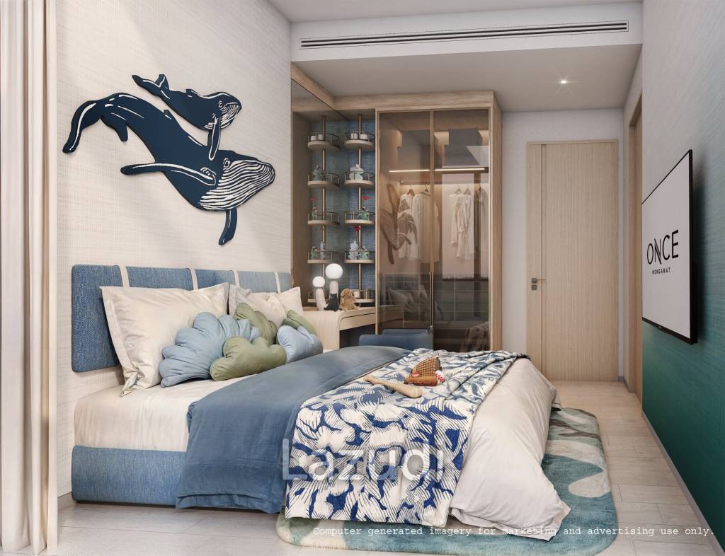 1 Bedroom 1 Bathroom 34.30 SQ.M. ONCE Wongamat