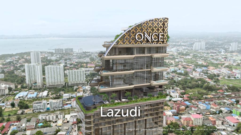 1 Bedroom 1 Bathroom 34.30 SQ.M. ONCE Wongamat