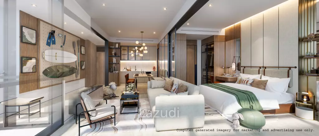 1 Bedroom 1 Bathroom 34.30 SQ.M. ONCE Wongamat