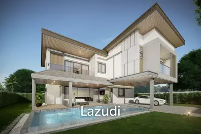 4 Beds 4 Baths 339 SQ.M. Zensiri Estate Jomtien Villa