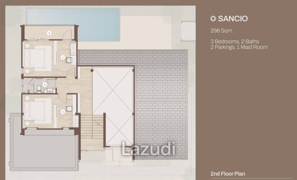 3 Bed 2 Bath 298 SQ.M Woodsborough Hua Hin
