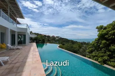 Stunning Villa with Sea and Mountain Views in Bang Por, Ko Samui