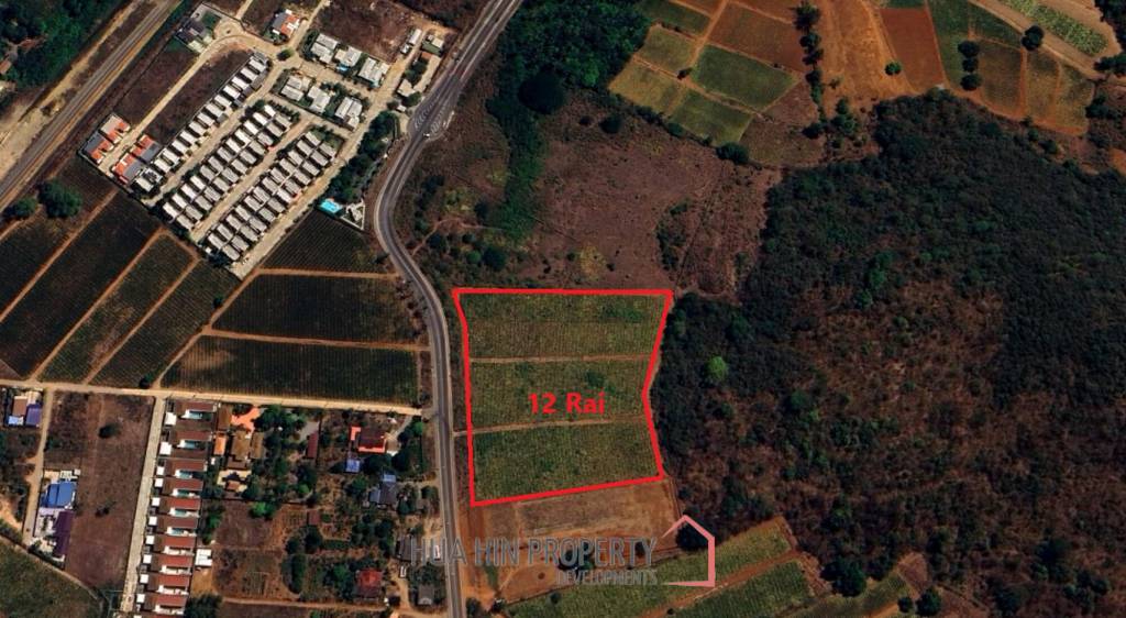 For Sale - Prime 12 Rai Land Investment in Wang Phong Pran Buri