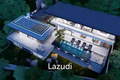 Luxurious 4-Bedroom Sea View Villa in Chaweng, Koh Samui
