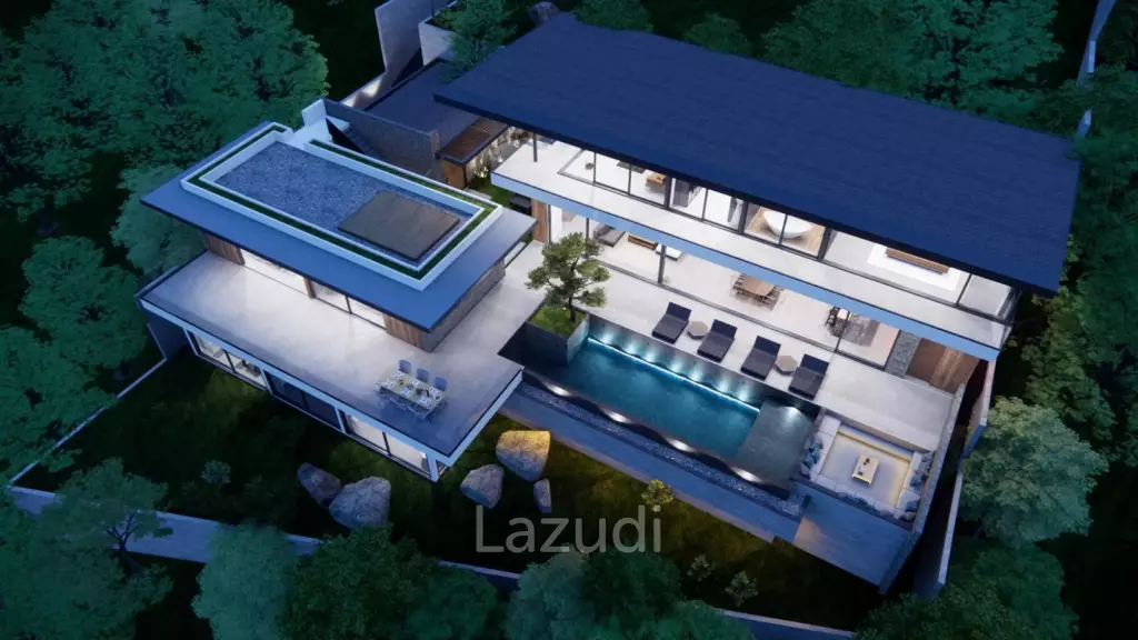 Luxurious 4-Bedroom Sea View Villa in Chaweng, Koh Samui
