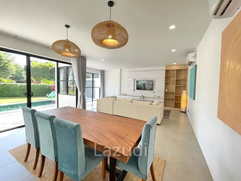Modern 4 Bedroom Pool Villa In Pasak, Thalang