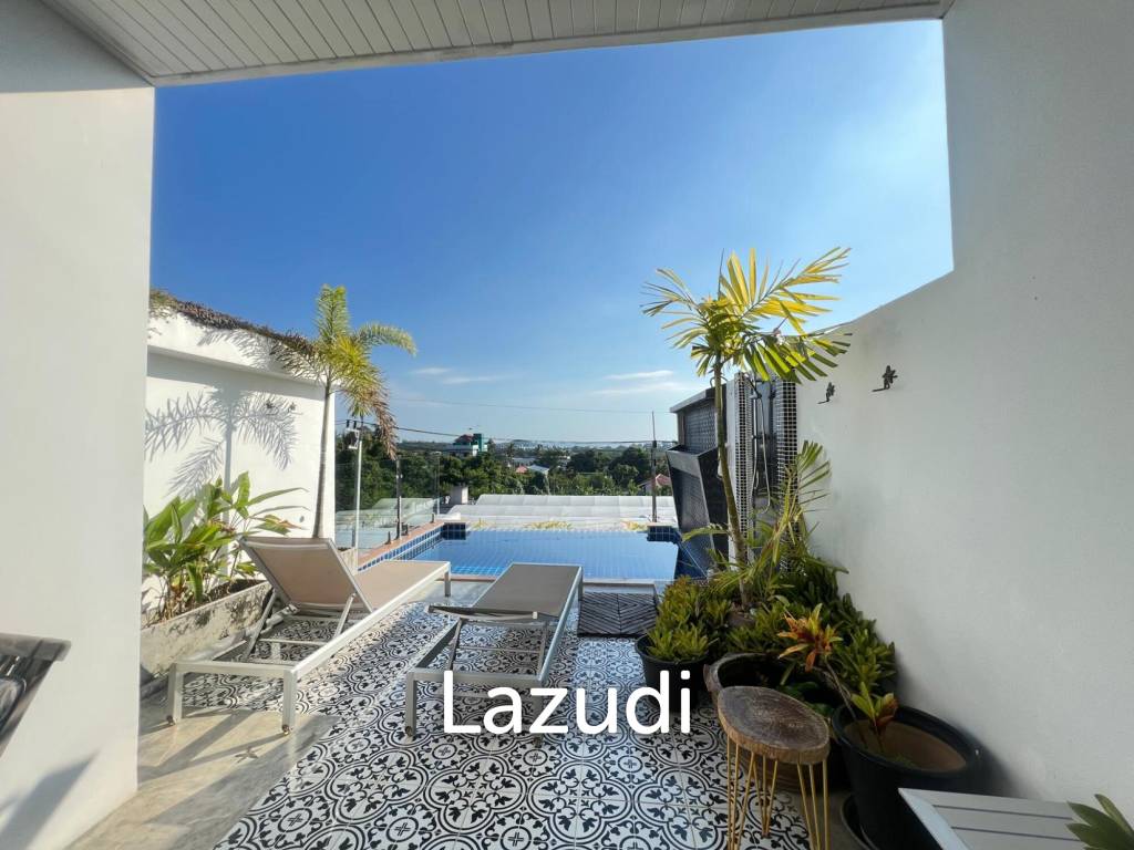 Sea-view, two-story pool villa for sale in Rawai