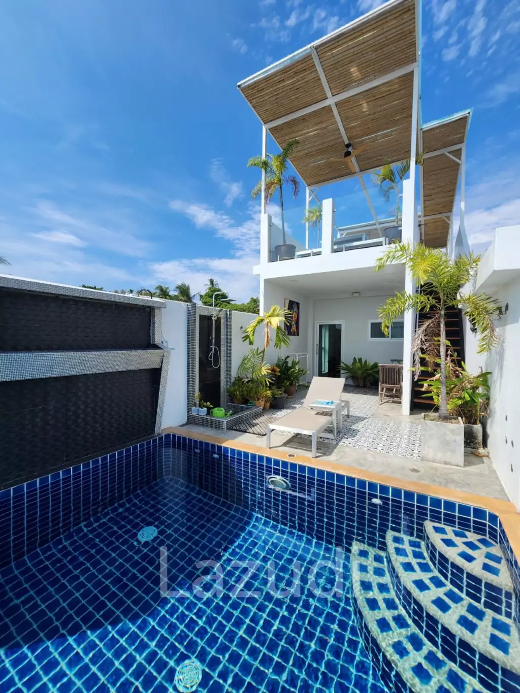 Sea-view, two-story pool villa for sale in Rawai