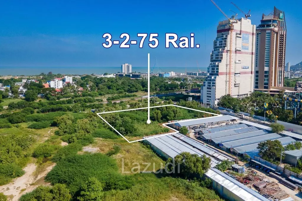 Ultra Luxury Land For Sale : 3-2-75 Rai Close to Vana Nava Water Park Hua Hin
