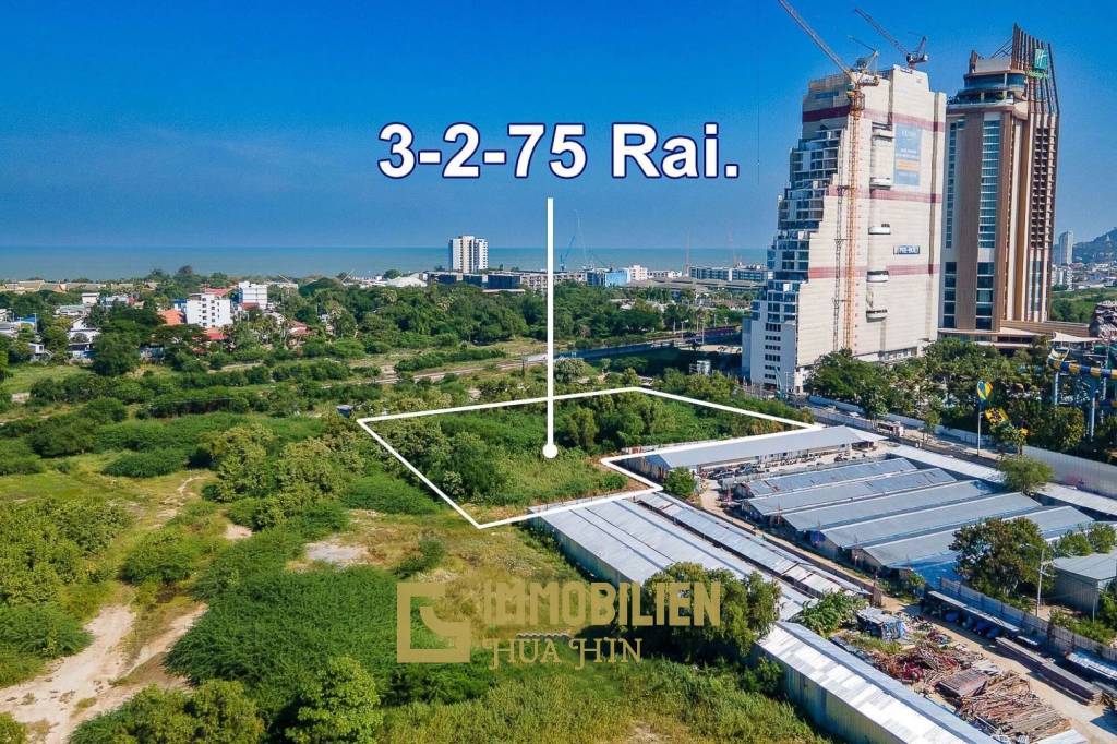 Ultra Luxury Land For Sale : 3-2-75 Rai Close to Vana Nava Water Park Hua Hin