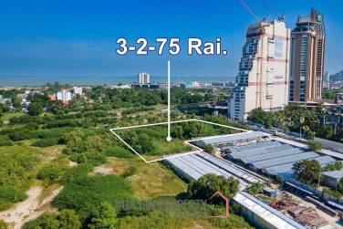 Ultra Luxury Land For Sale : 3-2-75 Rai Close to Vana Nava Water Park Hua Hin