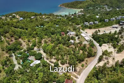 Prime Beachside Plots with Stunning Sea Views in Koh Phangan sold with 5 Mio THB THAI  company