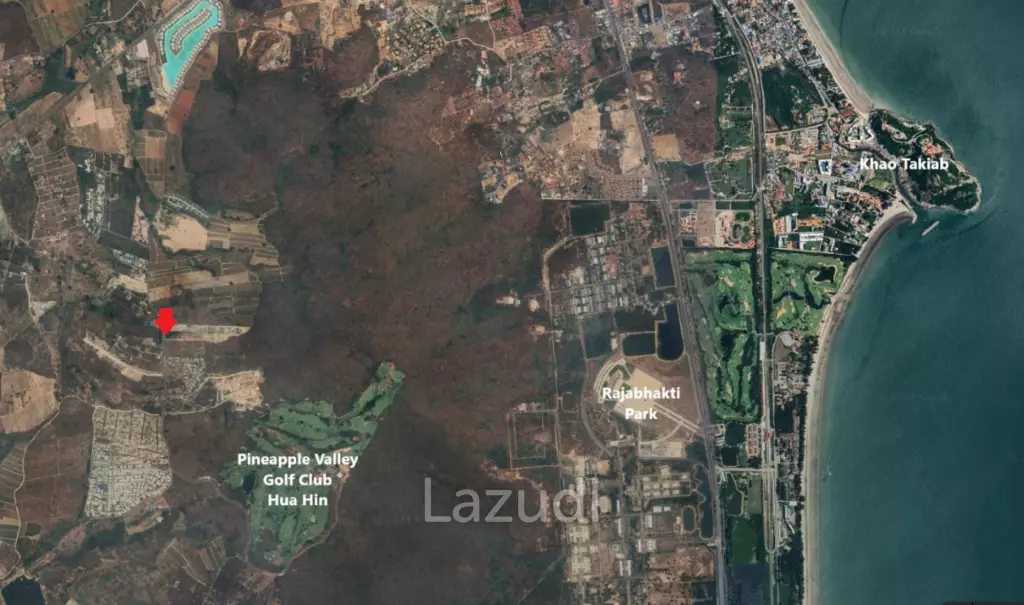 Prime Ultra Luxury Land 8 Rai 2 Ngan for Sale in Thap Tai Hua Hin