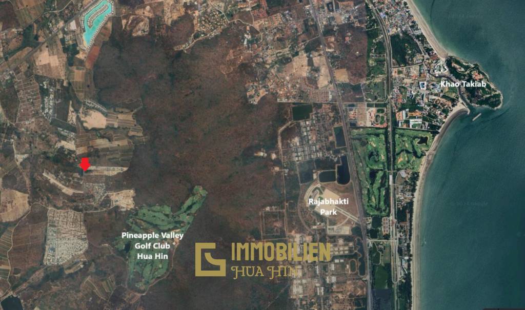 Prime Ultra Luxury Land 8 Rai 2 Ngan for Sale in Thap Tai Hua Hin