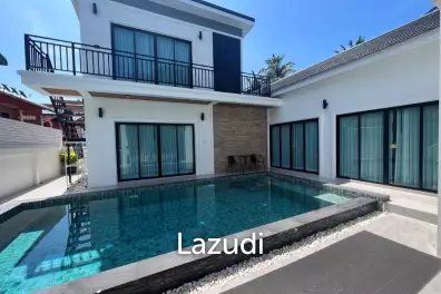 KAO TAO : 3 storey 3 bed pool villa 200 meters from the beach