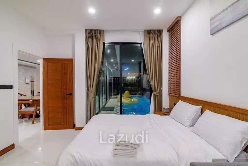 KAO TAO : 3 storey 3 bed pool villa 200 meters from the beach