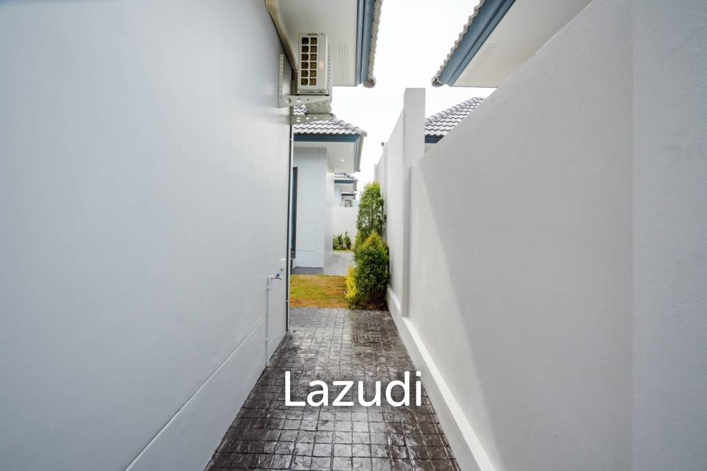 Modern 120 sqm 3-Bed Detached Home in Cha-Am with Courtyard Yard
