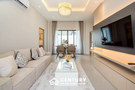 Modern 120 sqm 3-Bed Detached Home in Cha-Am with Courtyard Yard