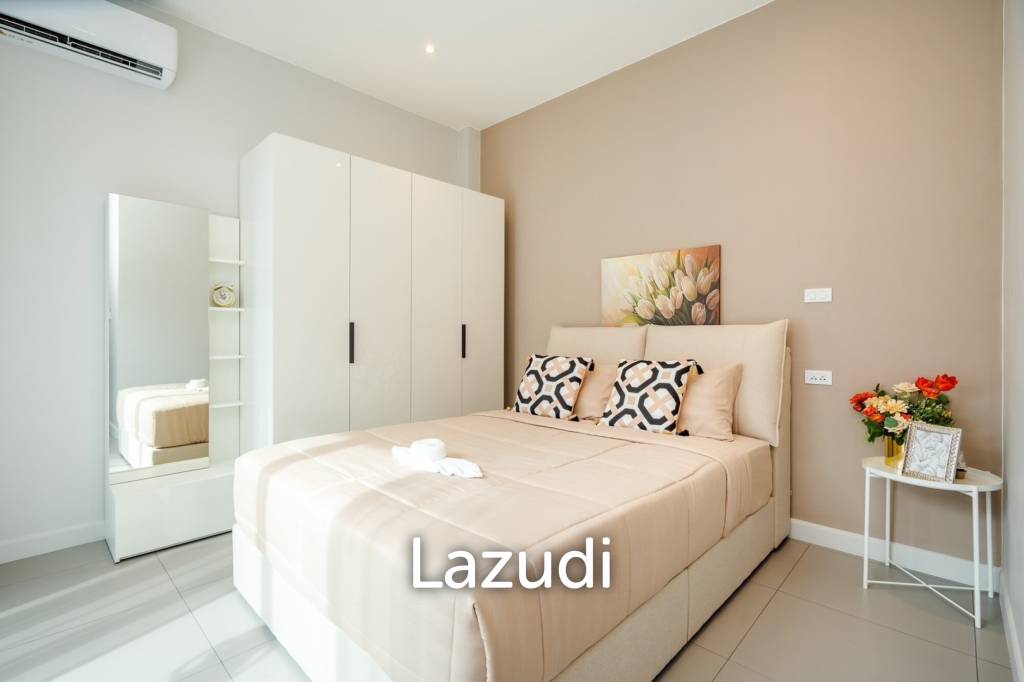 Modern 120 sqm 3-Bed Detached Home in Cha-Am with Courtyard Yard