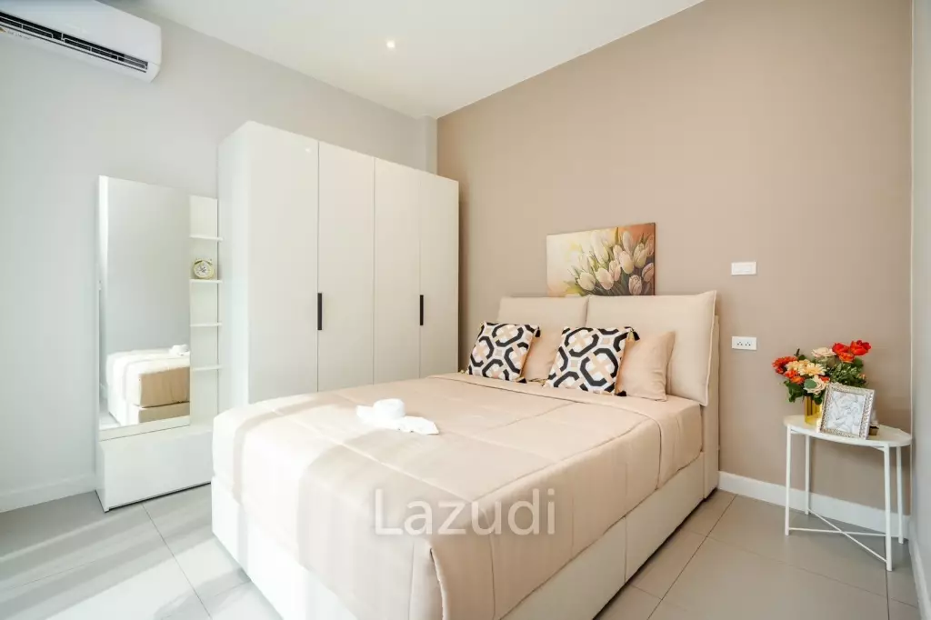 Modern 120 sqm 3-Bed Detached Home in Cha-Am with Courtyard Yard
