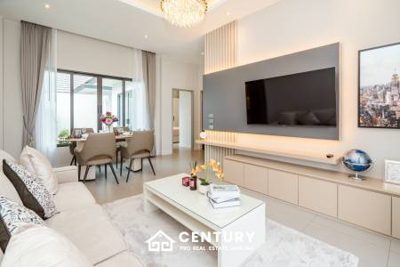 Modern 120 sqm 3-Bed Detached Home in Cha-Am with Courtyard Yard