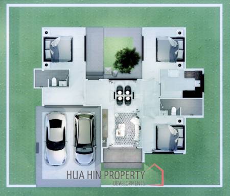 3 Bed 2 bath 120 SQ.M FullRich Asset Hua Hin - Cha Am Phase 9