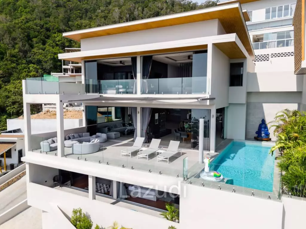 Incredible 5-Bed Sea View Villa in Choeng Mon, Koh Samui