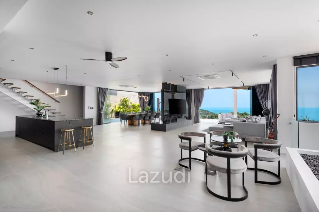 Incredible 5-Bed Sea View Villa in Choeng Mon, Koh Samui