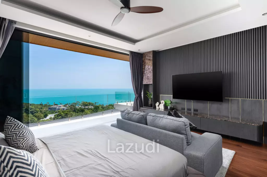 Incredible 5-Bed Sea View Villa in Choeng Mon, Koh Samui