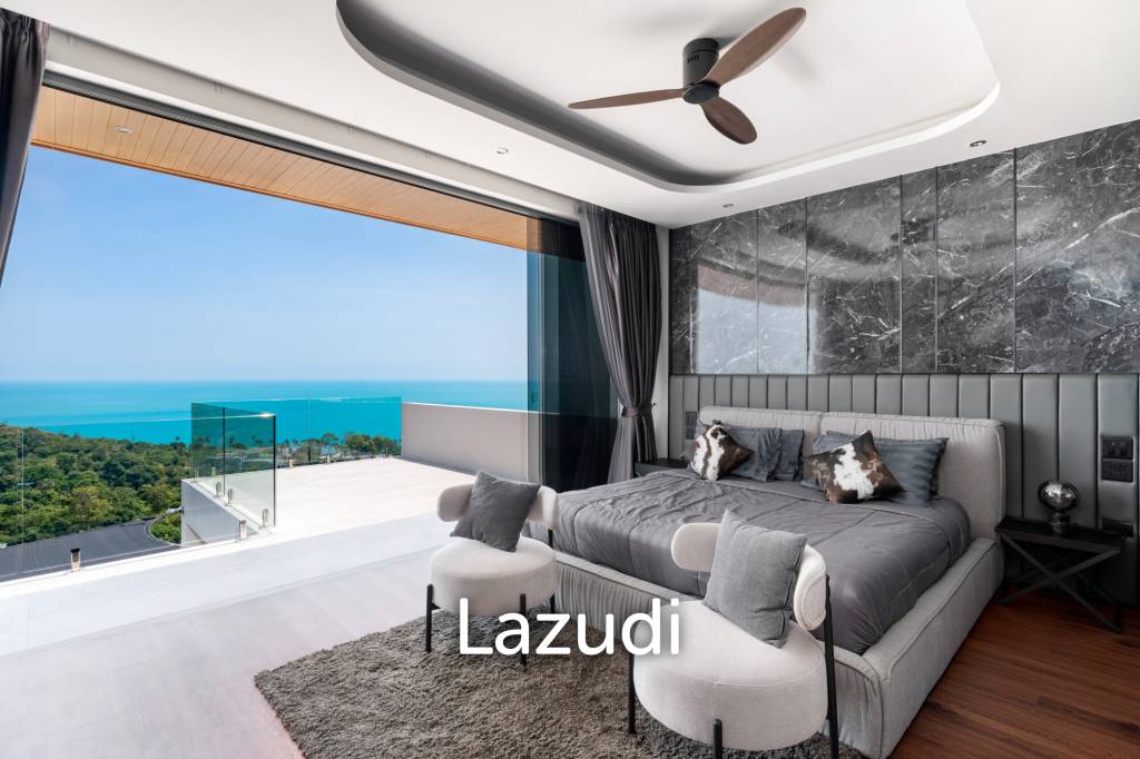Incredible 5-Bed Sea View Villa in Choeng Mon, Koh Samui