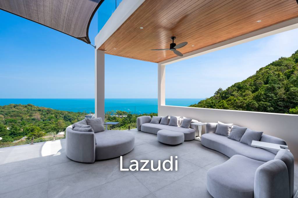 Incredible 5-Bed Sea View Villa in Choeng Mon, Koh Samui