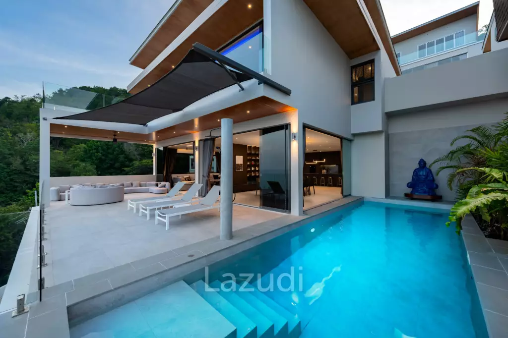 Incredible 5-Bed Sea View Villa in Choeng Mon, Koh Samui