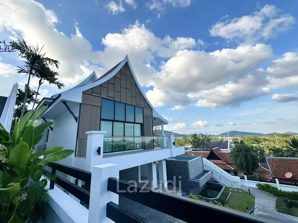 Spacious Seaview 4 Bedroom Pool Villa In Chalong