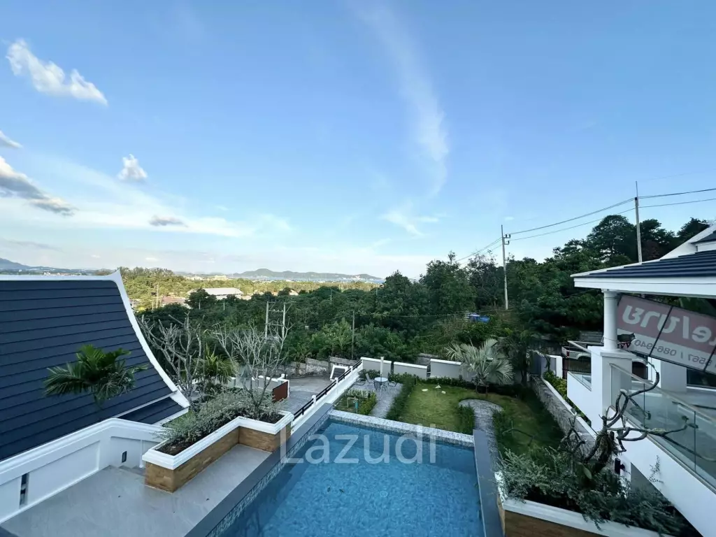 Spacious Seaview 4 Bedroom Pool Villa In Chalong