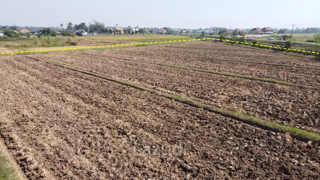 ขายที่ดิน 5 ไร่ติดคลองชลประทานและวิวภูเขา