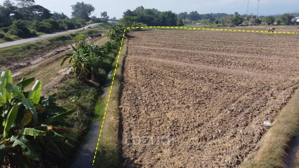 ขายที่ดิน 5 ไร่ติดคลองชลประทานและวิวภูเขา
