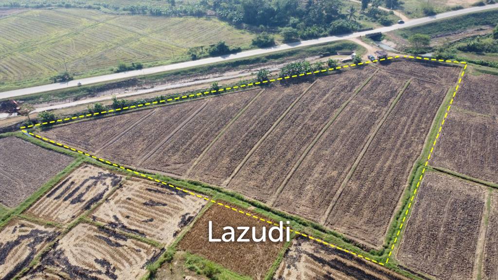 5 Rai Land For Sale With Mountain View and Rice Field