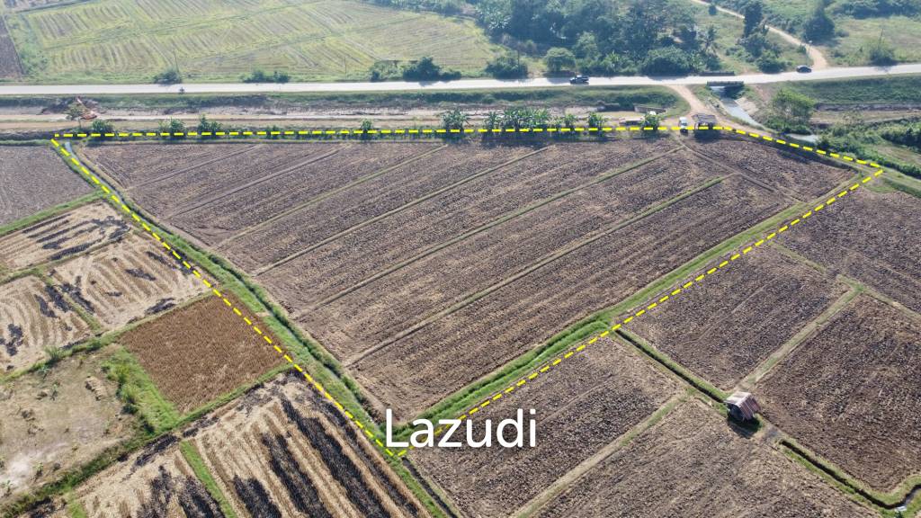 5 Rai Land For Sale With Mountain View and Rice Field