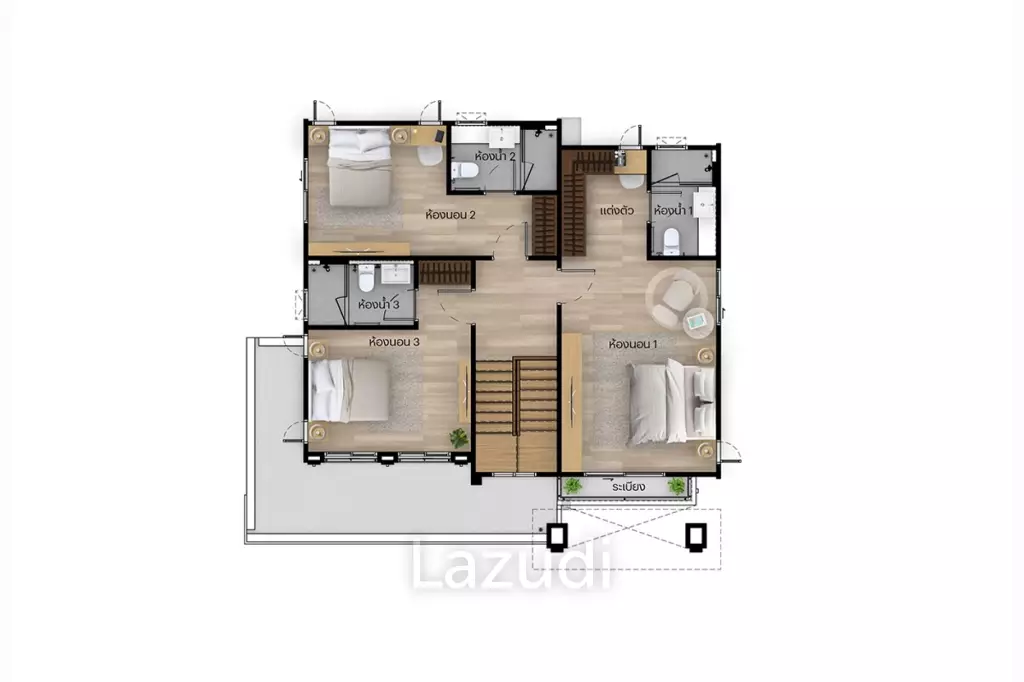 Luxurious 4-Bedroom Home in Setthasiri Serithai Bangkok